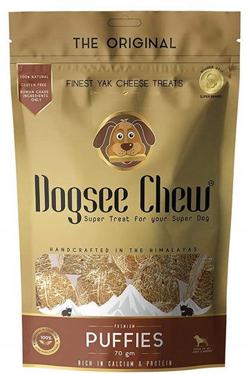 Dogsee Chews Rich In Calcium & Protein Puffies For All Breed Dog